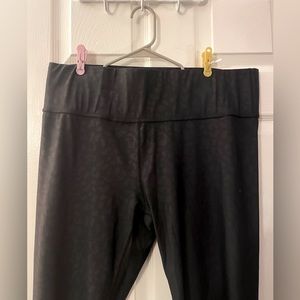 Flex It Pink Black Leopard Leggings 2xl w/o pockets